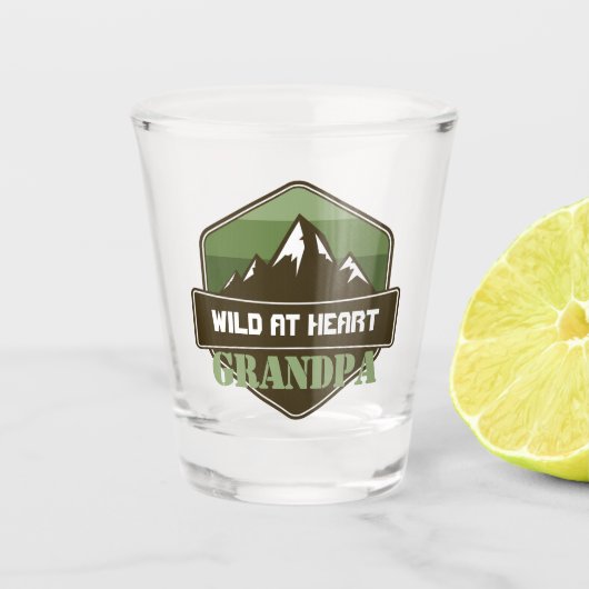 Wild at Heart Gepersonaliseerde Gift Shot Glas (Voorkant)