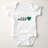 Wild at Heart - Groen Hart Romper (Voorkant)