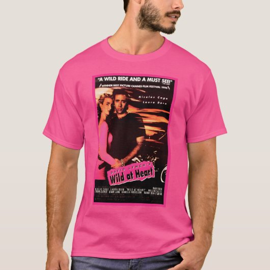 Wild at Heart - Nicholas Cage Laura Dern Poster T-shirt (Voorkant)