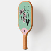 Wild At Heart Whimsical Minty Green Pickleball Paddle (Links)
