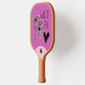 Wild At Heart Whimsical Pink Pickleball Paddle (Links)