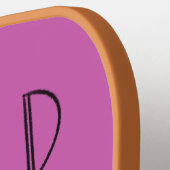 Wild At Heart Whimsical Pink Pickleball Paddle (Links Detail)