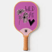 Wild At Heart Whimsical Pink Pickleball Paddle (Achterkant)