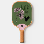 Wild At Heart Whimsical Pink Pickleball Paddle (Achterkant)