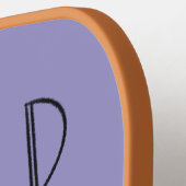 Wild At Heart Whimsical Purple Muted Lavender Pickleball Paddle (Links Detail)