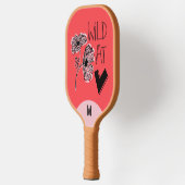 Wild At Heart Whimsical Rode Pickleball Paddle (Links)
