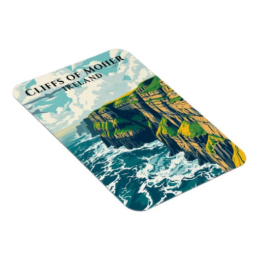 Wild Atlantic Way Ierland Kliffen van Moher Magneet (Rechterzijde)