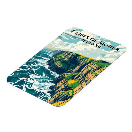 Wild Atlantic Way Ierland Kliffen van Moher Magneet (Linkerzijde)