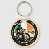 Wild Atlantic Way Ierland | | Motorfiets Sleutelhanger (Voorkant)