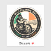 Wild Atlantic Way Ierland | | Motorfiets Sticker (Vel)