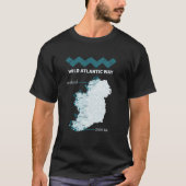 Wild Atlantic Way - Ierse Toerisme proef Ierland T-shirt (Voorkant)
