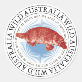 Wild Australia Stickers van het vogelbekdier