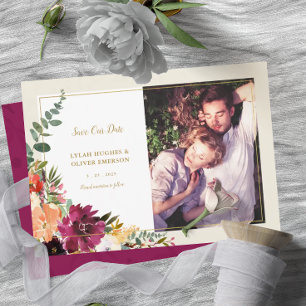 Wild Autumn Bouquet   Foto Opslaan Datum bekendmak Aankondiging