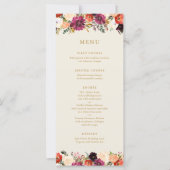 Wild Autumn Bouquet | Menu Weddenschappen (Voorkant)