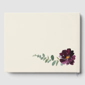 Wild Autumn Bouquet | Weddenschap Gastenboek (Achterkant)