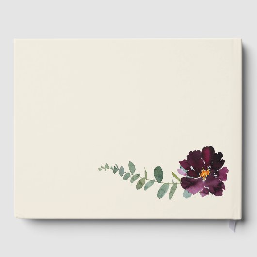 Wild Autumn Bouquet | Weddenschap Gastenboek (Achterkant)