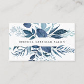 Wild Azure Appointment Cards Afsprakenkaartje (Voorkant)