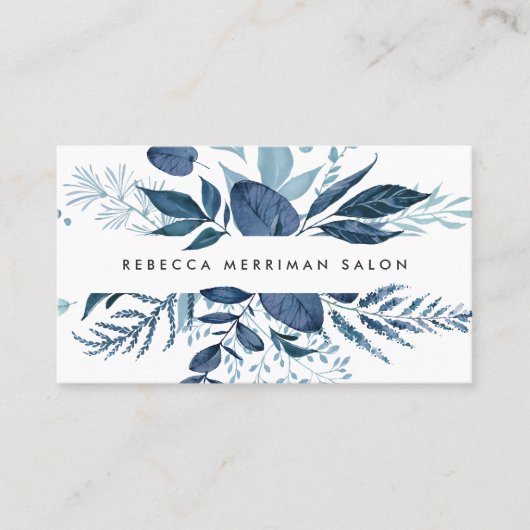 Wild Azure Appointment Cards Afsprakenkaartje (Voorkant)