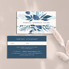 Wild Azure Appointment Cards Afsprakenkaartje