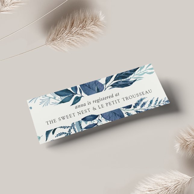 Wild Azure Bridal Registry Insert Kaarten | Mini Mini Visitekaartjes (Creator heeft geüpload)