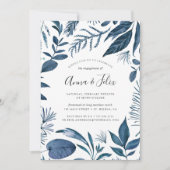 Wild Azure Engagement Party - uitnodiging (Voorkant)