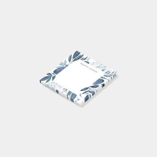 Wild Azure | Gepersonaliseerd Post-it® Notes (Schuin)