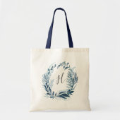 Wild Azure Monogram Tote Bag (Voorkant)