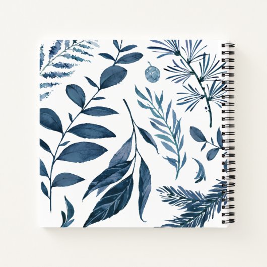 Wild Azure Personalized Notitieboek (Achterkant)