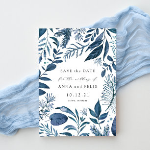 Wild Azure Save the Date Kaart