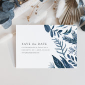 Wild Azure Save the Date Kaart
