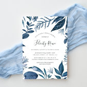 Wild Azure | Uitnodiging botanische bridal