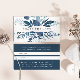 Wild Azure | Verwijzingskaart Aanbevelingskaartje