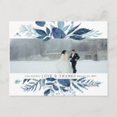 Wild Azure | Weddenfoto Hartelijk dank Briefkaart (Voorkant)