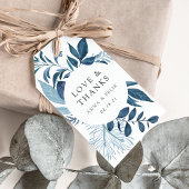 Wild Azure Wedding Favor Cadeaulabel