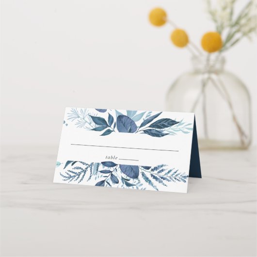 Wild Azure Wedding Plaatskaartje (Voorkant)