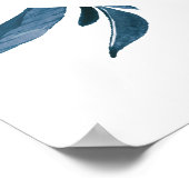 Wild Azure Wedding Welcome Poster (Hoek)