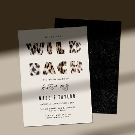 Wild Bach Leopard Future Mrs Bachelorette Party Kaart