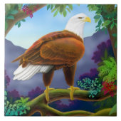 Wild Bald Eagle Tile Tegeltje (Voorkant)