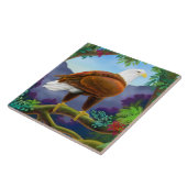 Wild Bald Eagle Tile Tegeltje (Zijkant)