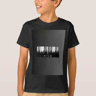 "Wild Barcode Forest" T-shirt