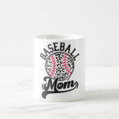 Wild Baseball Mom Leopard Print Mok (Center)