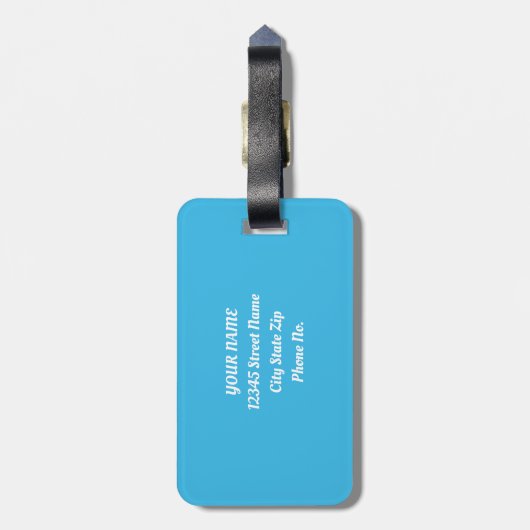 Wild Bear Summer Vintage Pool Bagagelabel (Achterkant verticaal)