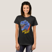 Wild Beast Dinosaur rex Bigst Scary face T-shirt (Voorkant volledig)