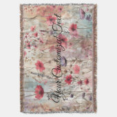 Wild Beauty Geweven: Gemaakt door Wildflower Deken (Voorkant Verticaal)