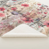 Wild Beauty Geweven: Gemaakt door Wildflower Sherpa Deken (3/4)