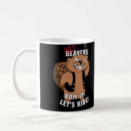 Wild Beavers Coffee Mok (Links)