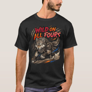 Wild Beest Motion Wolf Street T-shirt