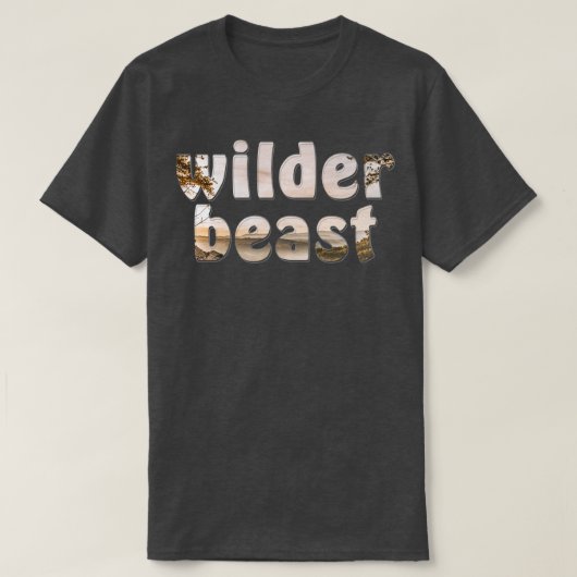 wild beest t-shirt (Design voorkant)