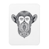 wild beest van het bos doedel magneet (Verticaal)