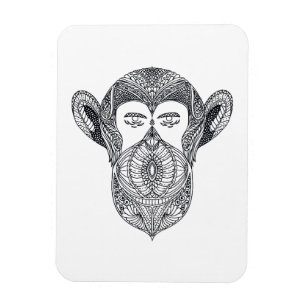 wild beest van het bos doedel magneet